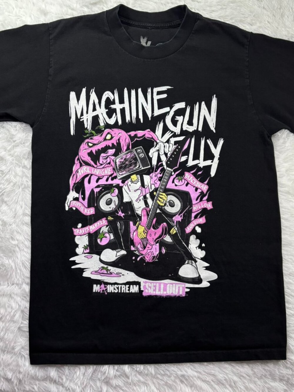 Machine Gun Kelly Mainstream Sellout Tour T Shirt Medium Black 2022 Concert Tee